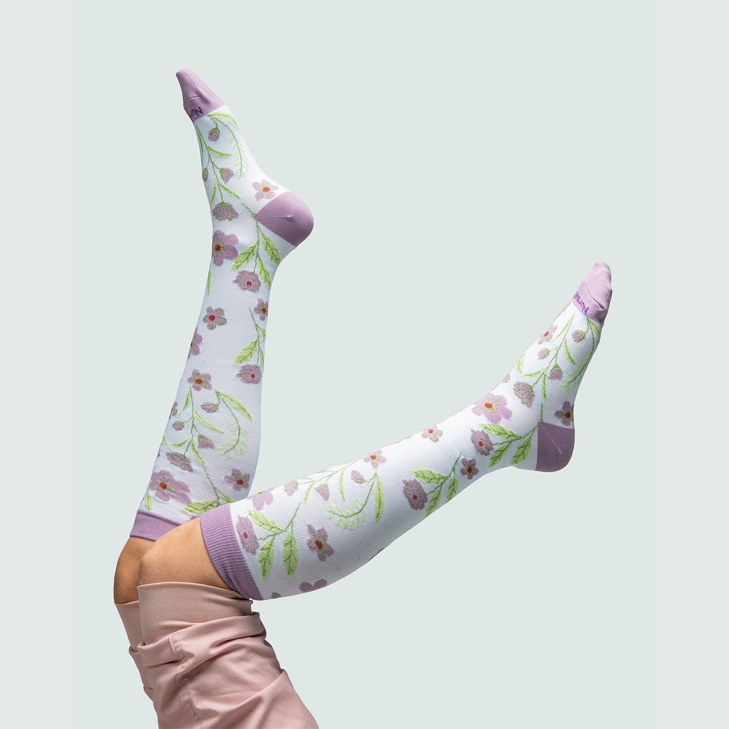 Flowers Compression Socks