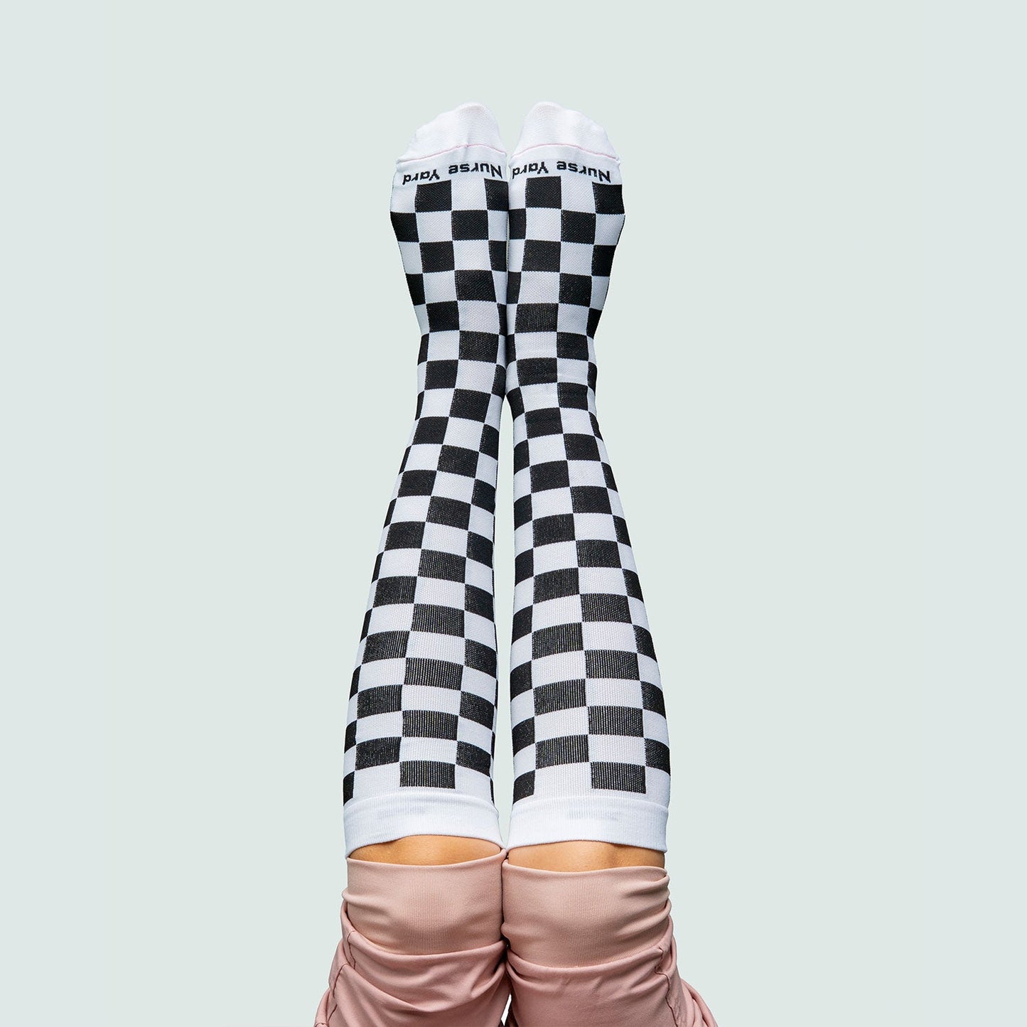 Checkered Compression Socks