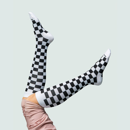Checkered Compression Socks